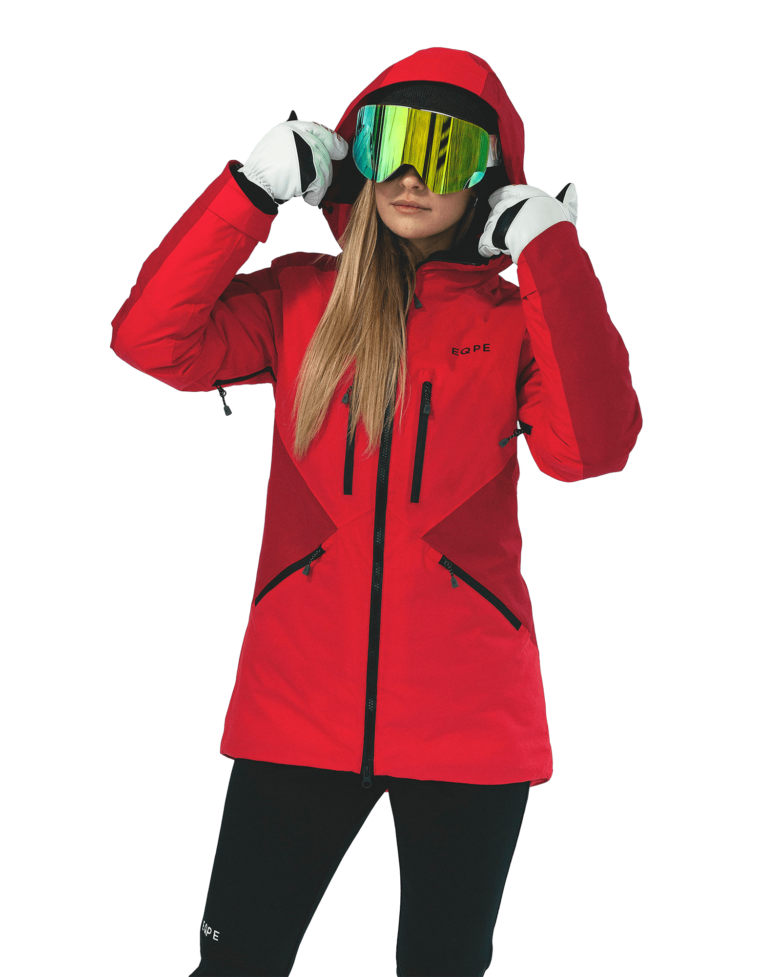 Gida Launch Jacket W Poppy Red/Dark Red
