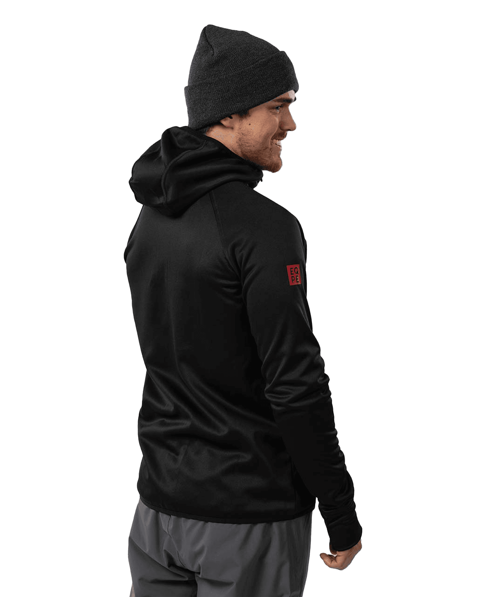 Habllek Fleece Hood M Deep Black