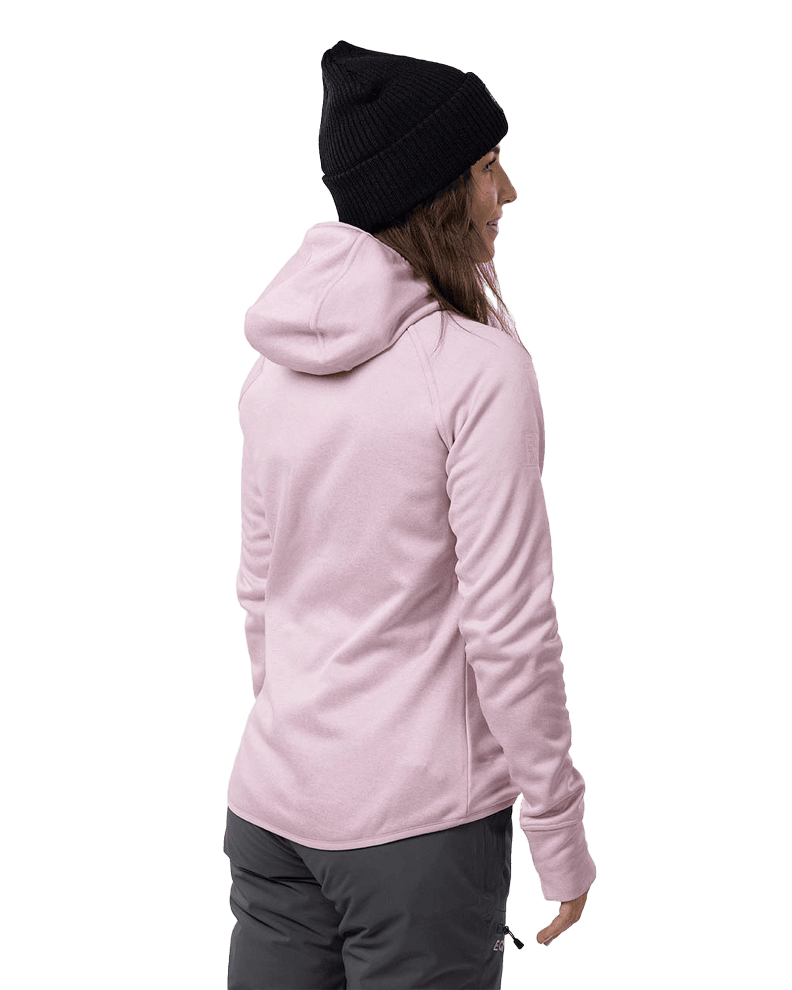 Gida Fleece Hood W Pale Rose Melange